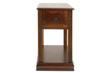 Breegin Brown Chairside End Table by Ashley at Eve Furniture