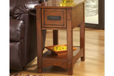 Breegin Brown Chairside End Table by Ashley at Eve Furniture