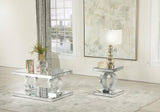 Breena Square End Table Mirror