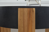 Breenmore Black/Natural Table by Ashley at Eve Furniture