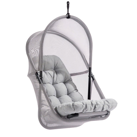 Breeze Light Gray Swing Chair by Furniture of America at Eve Furniture
