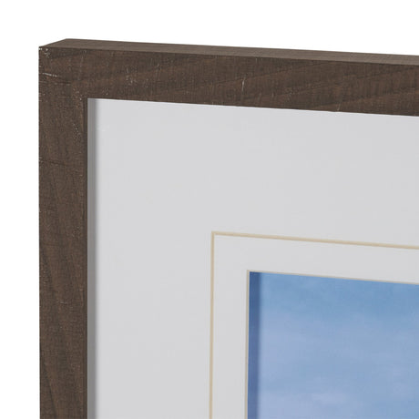 Breezy Blue Escape by Lotte Gronkjaer FramedPhoto Print Matted under Glass by Mercana at Eve Furniture