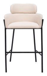 Bremor Beige Barstool by Zuomod at Eve Furniture