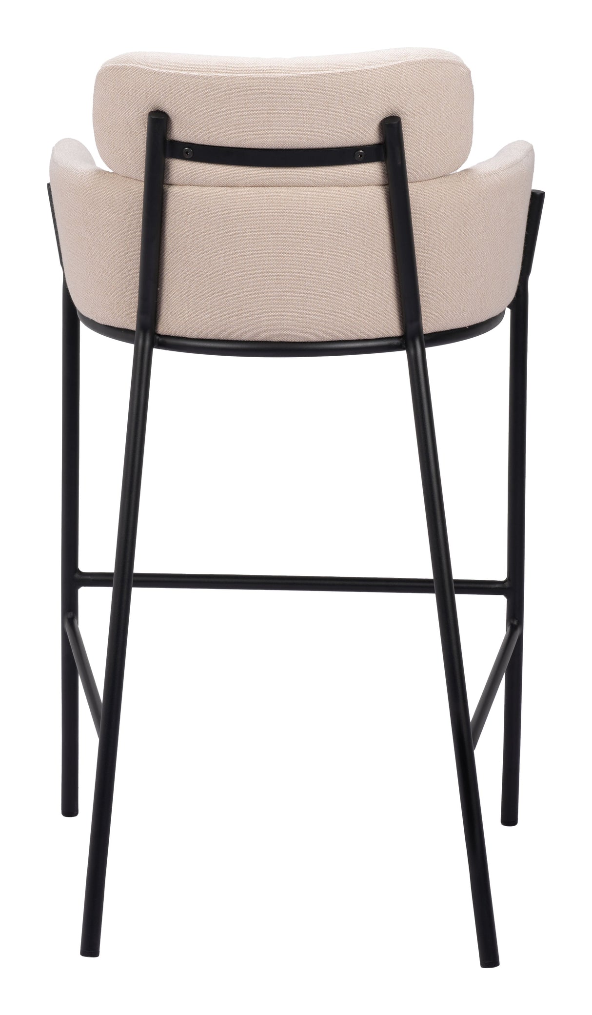 Bremor Beige Barstool by Zuomod at Eve Furniture