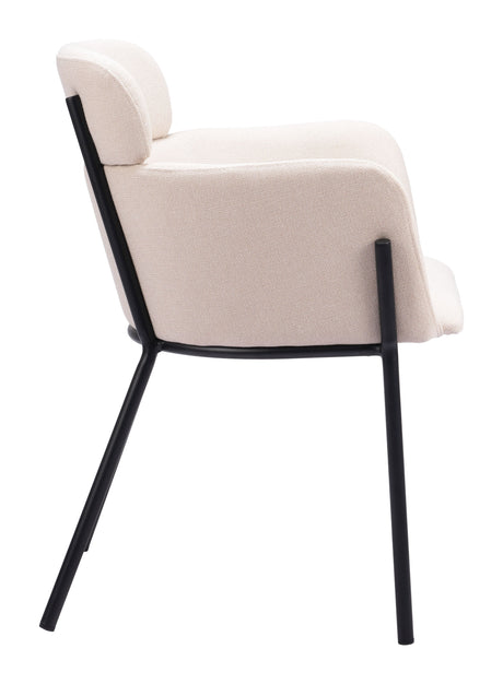 Bremor Beige Dining Chair (Set of 2) by Zuomod at Eve Furniture