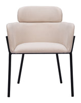 Bremor Beige Dining Chair (Set of 2) by Zuomod at Eve Furniture