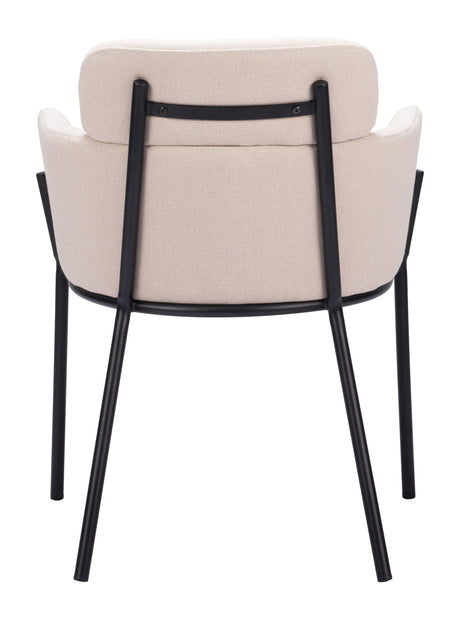 Bremor Beige Dining Chair (Set of 2) by Zuomod at Eve Furniture