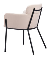 Bremor Beige Dining Chair (Set of 2) by Zuomod at Eve Furniture