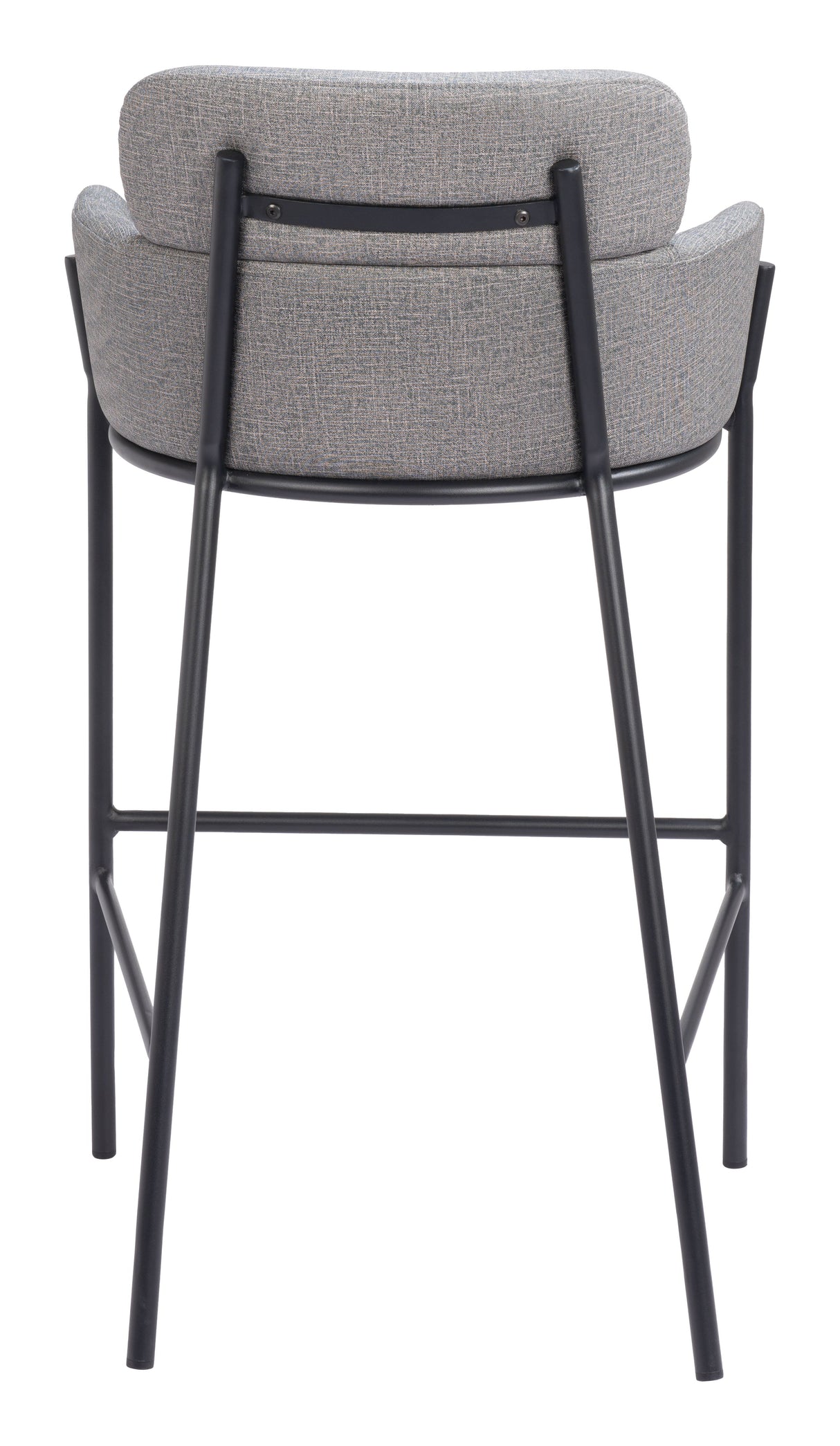 Bremor Slate Gray Barstool by Zuomod at Eve Furniture