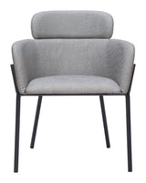 Bremor Slate Gray Dining Chair (Set of 2) by Zuomod at Eve Furniture
