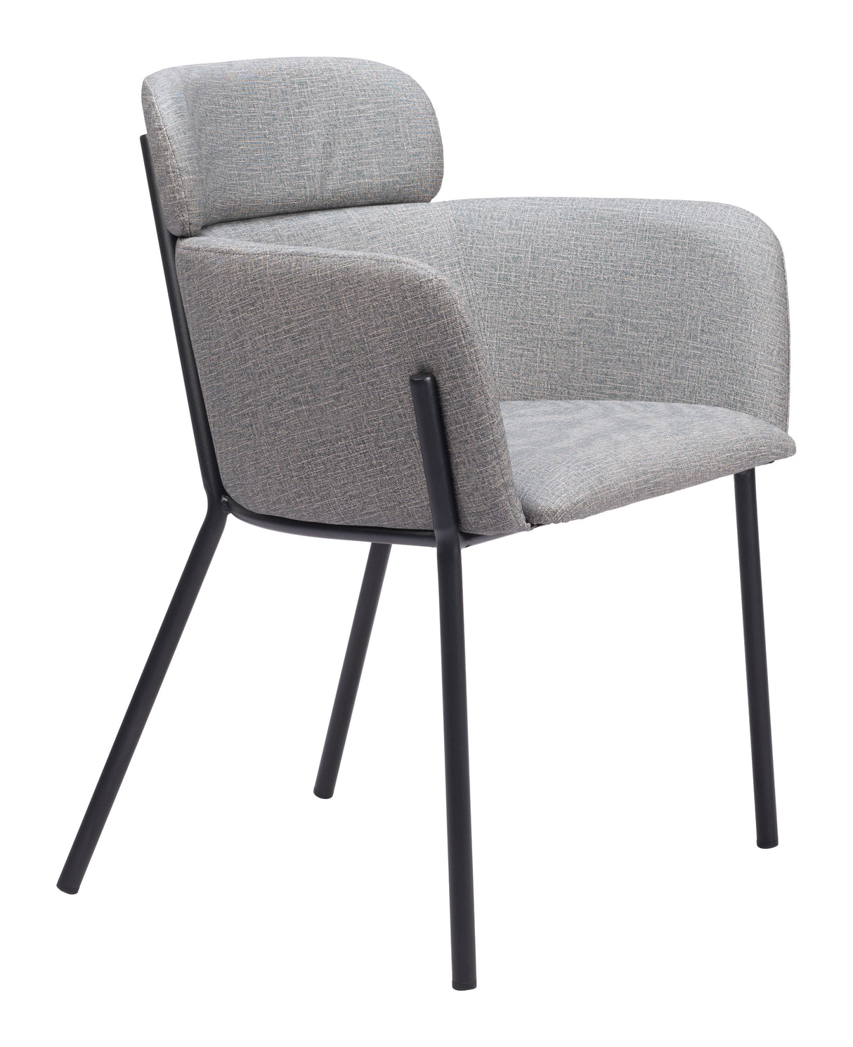 Bremor Slate Gray Dining Chair (Set of 2) by Zuomod at Eve Furniture