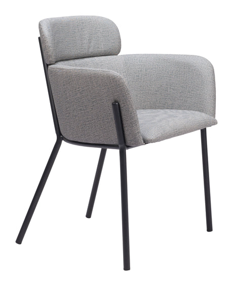 Bremor Slate Gray Dining Chair (Set of 2) by Zuomod at Eve Furniture