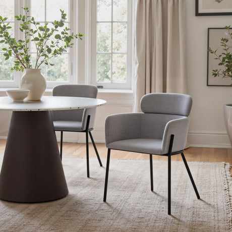Bremor Slate Gray Dining Chair (Set of 2) by Zuomod at Eve Furniture