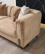 Brenda Coffee Boucle Sofa & Loveseat