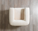 Brenda Ivory Boucle Chair