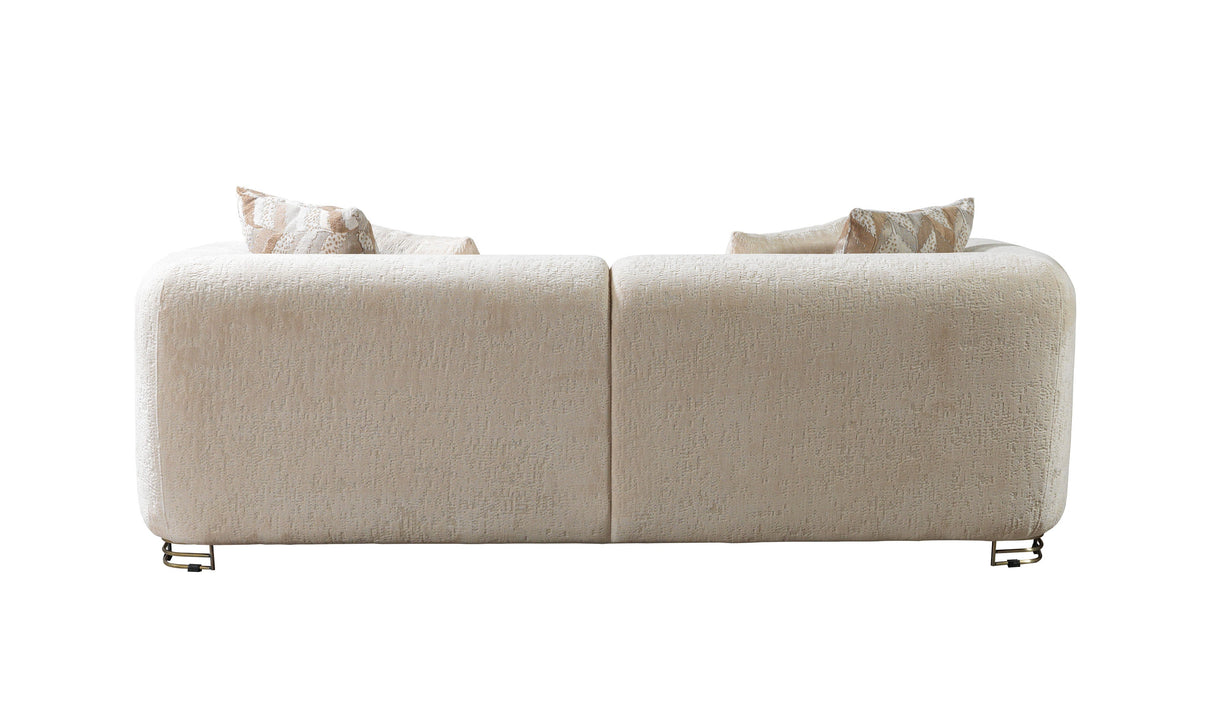 Brenda Ivory Boucle Sofa & Loveseat