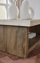 Brendalhouse Light Brown Coffee Table by Ashley at Eve Furniture