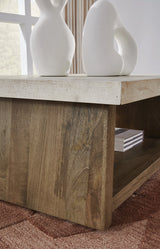 Brendalhouse Light Brown Coffee Table by Ashley at Eve Furniture
