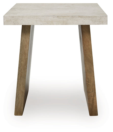 Brendalhouse Light Brown End Table by Ashley at Eve Furniture