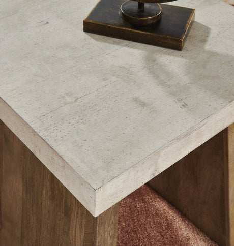 Brendalhouse Light Brown End Table by Ashley at Eve Furniture