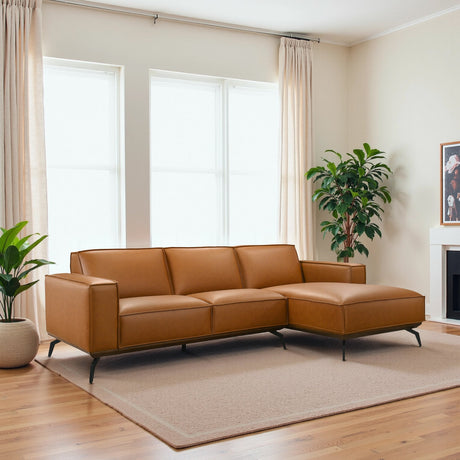 Brenham Easy Clean Modern Right Sectional Sofa & Chaise by Ashcroft Furniture at Eve Furniture