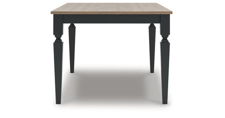 Brenkerton Grayish Brown/Black Dining Table by Ashley at Eve Furniture