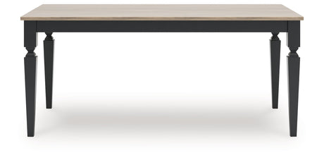 Brenkerton Grayish Brown/Black Dining Table by Ashley at Eve Furniture