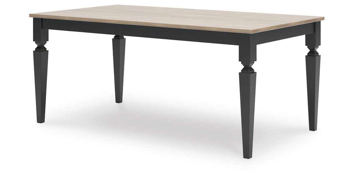 Brenkerton Grayish Brown/Black Dining Table by ASHLEY FURNITURE at Eve Furniture