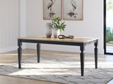Brenkerton Grayish Brown/Black Dining Table by ASHLEY FURNITURE at Eve Furniture