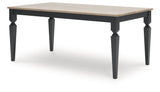 Brenkerton Grayish Brown/Black Dining Table by ASHLEY FURNITURE at Eve Furniture