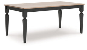 Brenkerton Grayish Brown/Black Dining Table by ASHLEY FURNITURE at Eve Furniture