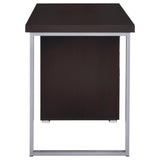 Brennan Cappuccino 3-Drawer Office Desk by Coaster at Eve Furniture