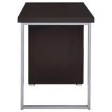 Brennan Cappuccino 3-Drawer Office Desk by Coaster at Eve Furniture