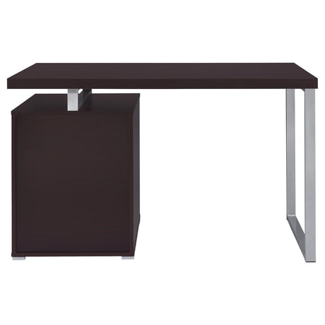 Brennan Cappuccino 3-Drawer Office Desk by Coaster at Eve Furniture