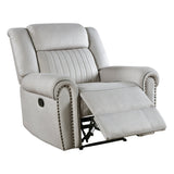 Brennen Mist Double Reclining Living Room Set by Homelegance at Eve Furniture