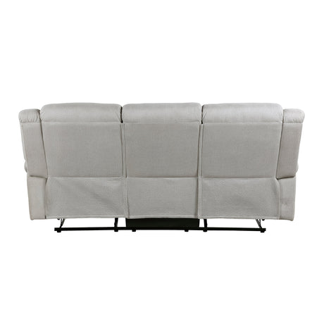 Brennen Mist Double Reclining Sofa by Homelegance at Eve Furniture