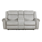 Brennen Mist Power Double Reclining Living Room Set by Homelegance at Eve Furniture