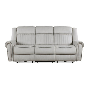 Brennen Mist Power Double Reclining Sofa by Homelegance at Eve Furniture