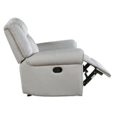 Brennen Mist Reclining Chair by Homelegance at Eve Furniture