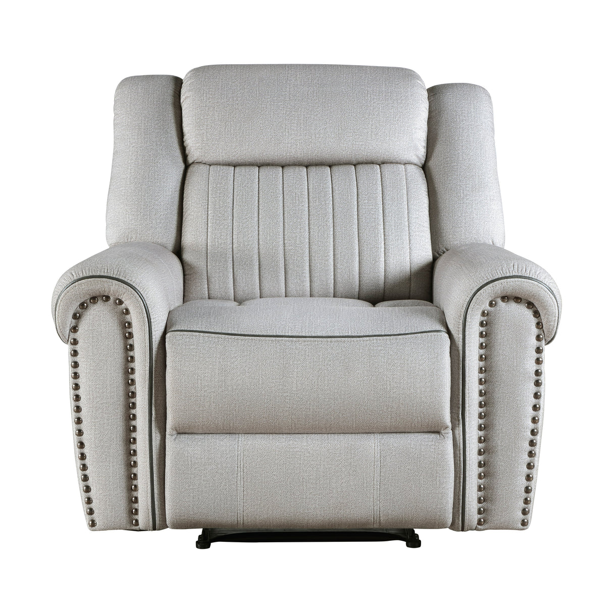 Brennen Mist Reclining Chair by Homelegance at Eve Furniture