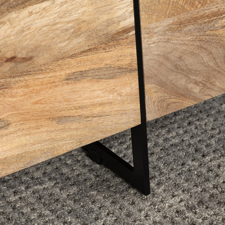 Brennon Brown/Black Cocktail Table by Crestview at Eve Furniture