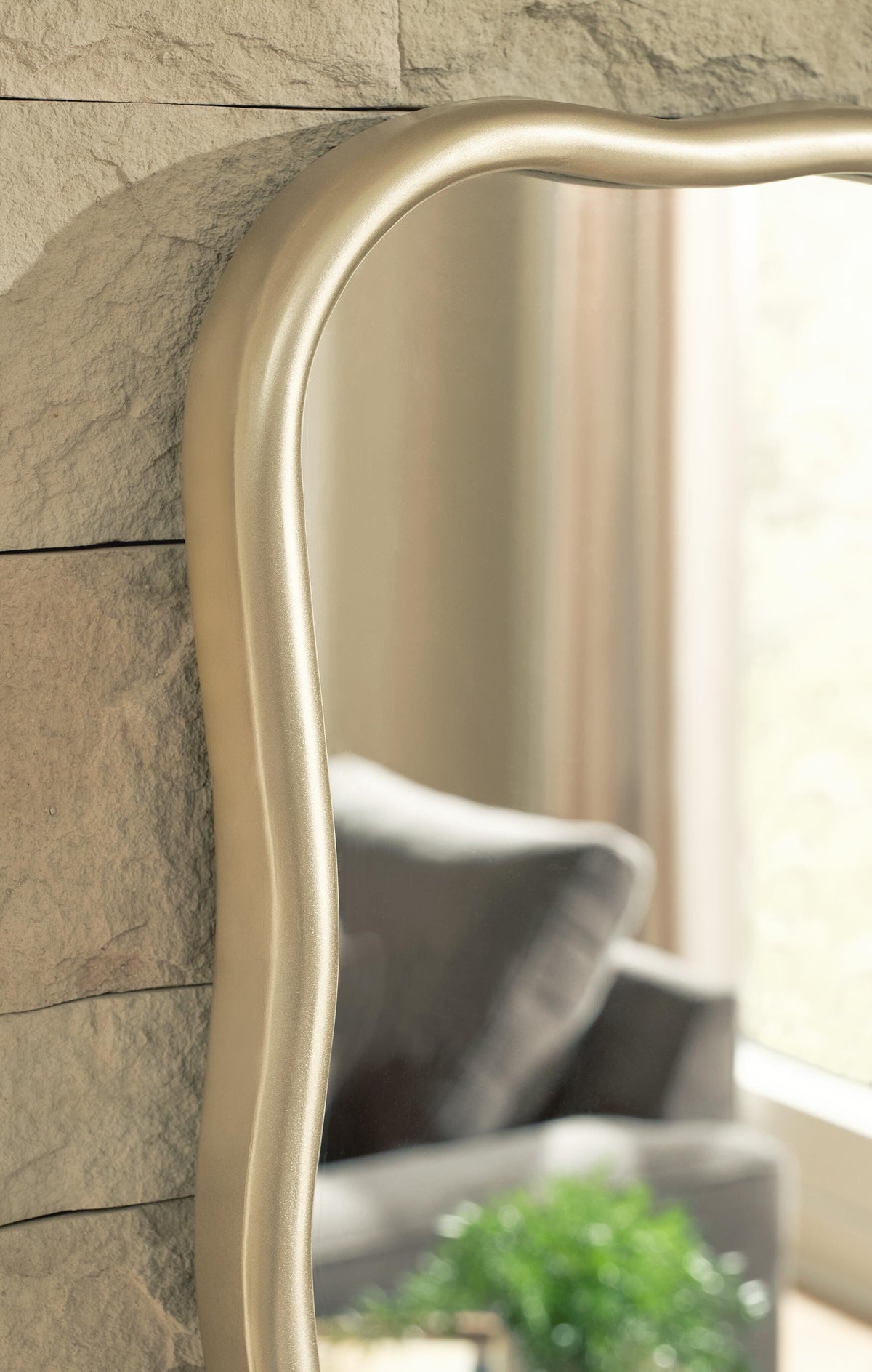Brenthill Gold Accent Mirror by Ashley at Eve Furniture