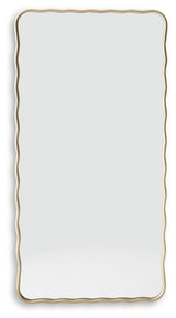 Brenthill Gold Accent Mirror by Ashley at Eve Furniture
