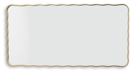 Brenthill Gold Accent Mirror by Ashley at Eve Furniture
