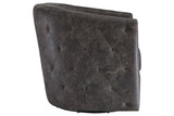 Brentlow Distressed Black Accent Chair by Ashley at Eve Furniture