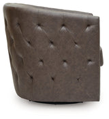 Brentlow Granite Swivel Accent Chair by Ashley at Eve Furniture