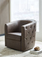 Brentlow Granite Swivel Accent Chair by Ashley at Eve Furniture