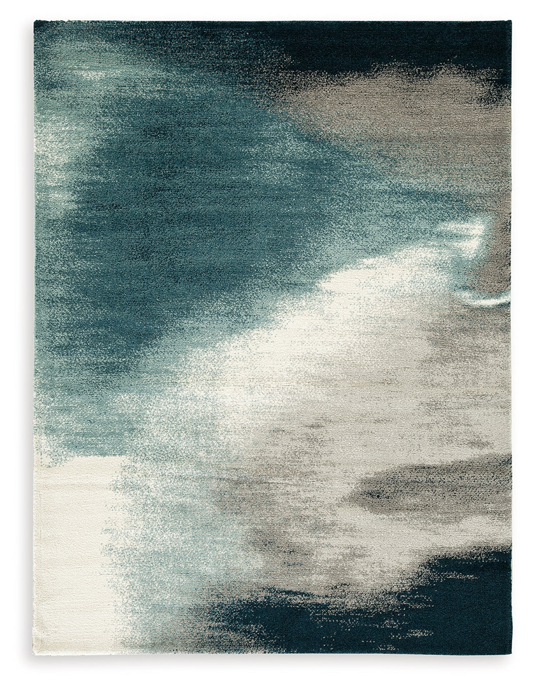 Brentward Blue/Gray/Ivory Medium Rug by Ashley at Eve Furniture
