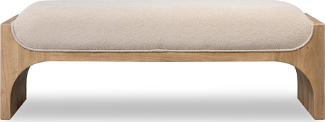 Brentwood Bathrobe/Brioche Bench by Modus Furniture at Eve Furniture