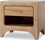 Brentwood Brioche One Drawer Nightstand w/CM by Modus Furniture at Eve Furniture